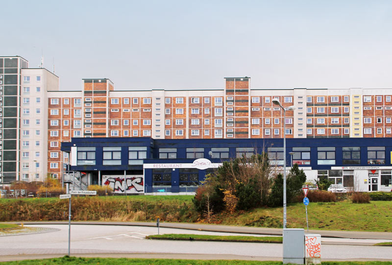 Platz der Freundschaft Abriss Grünes Ungeheuer Kaufhalle