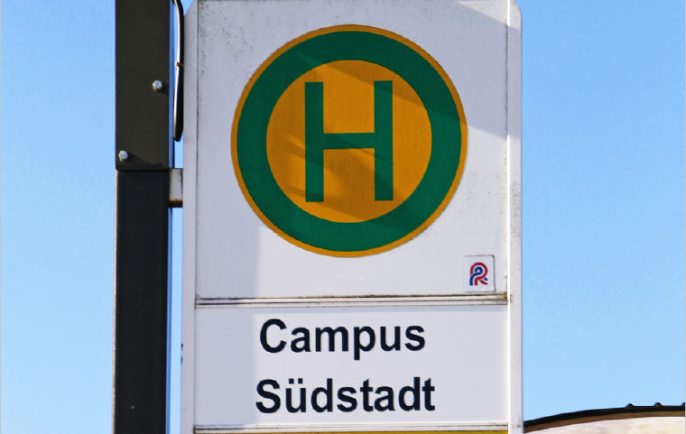 Haltestelle Mensa Südstadt Campus Rostock Umbenennung