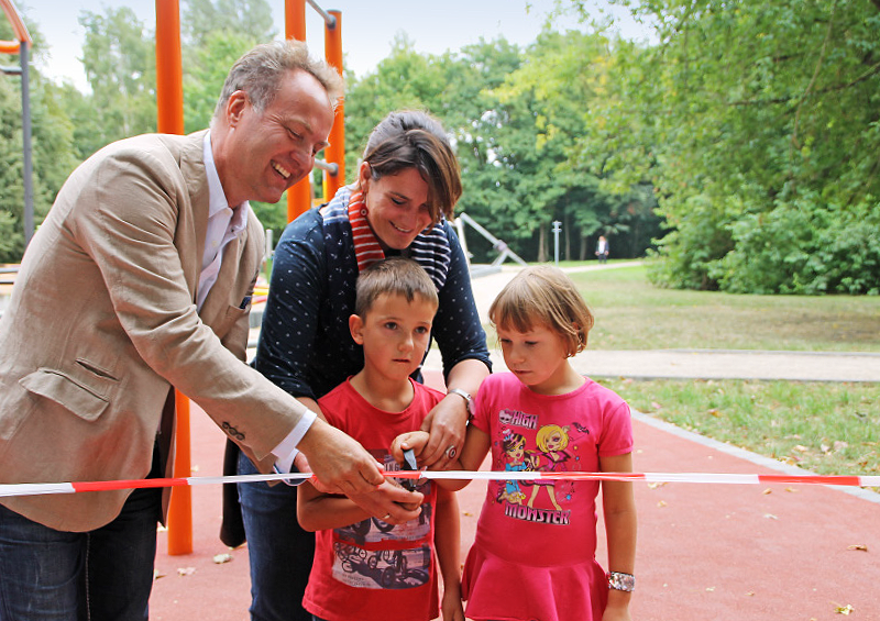 Mehrgenerationen-Aktivplatz Rostock Südstadt Eröffnung Matthäus
