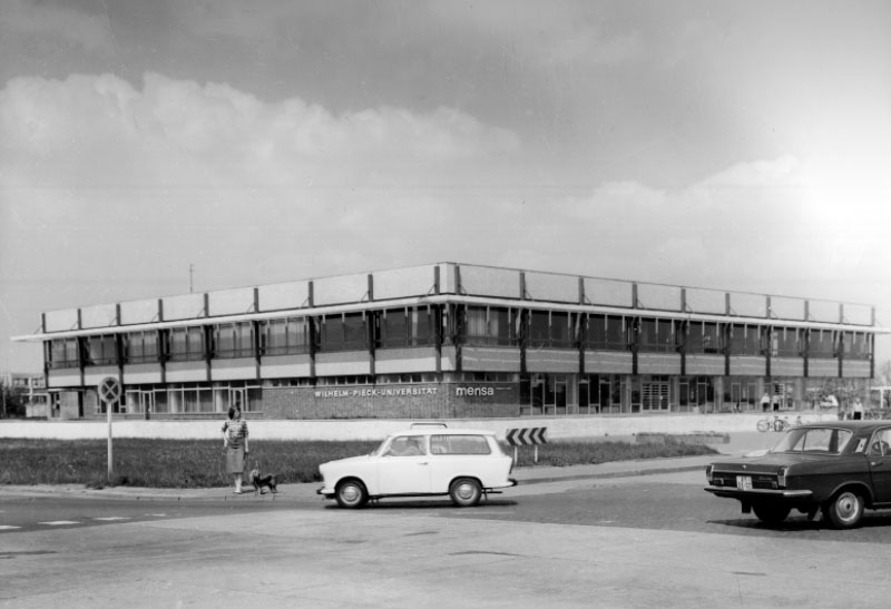 Mensa Rostock Südstadt Neubau 70er Jahre
