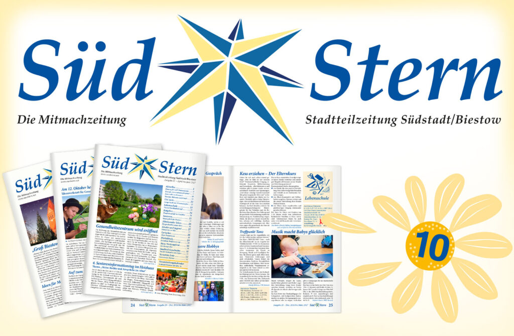 10 Jahre Stadtteilzeitung „Südstern“, Die Mitmachzeitung für Rostock Südstadt/Biestow
