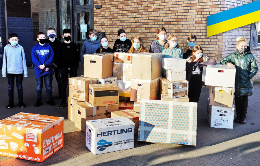 Ukrainehilfe Rostock Südstadt/Biestow, Don-Bosco-Schule